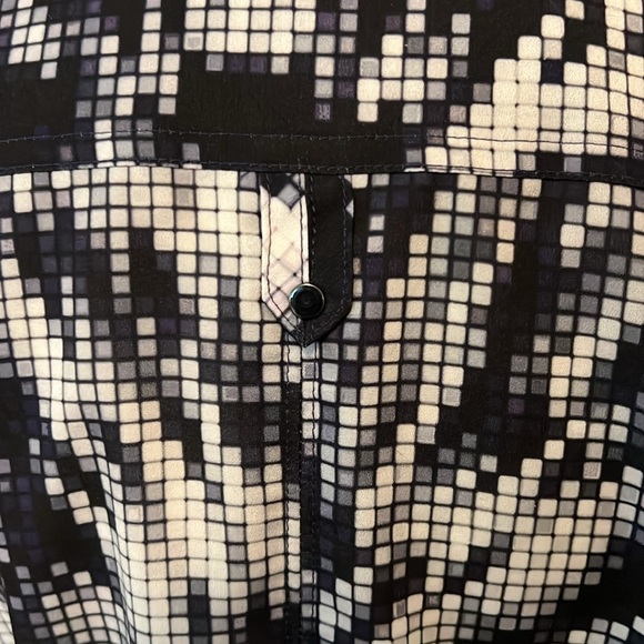 Calvin Klein Belted Shirt Dress S/M sleeveless, 2 front and 2 side pocket - Picture 3 of 8